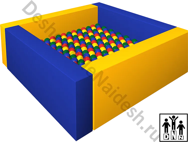 Сухой бассейн с шариками «Лужайка»