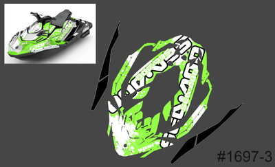 Наклейки на Гидроцикл SeaDoo BRP Spark #1697