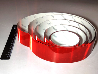 Светоотражающая лента красная 50мм пр-во Германия