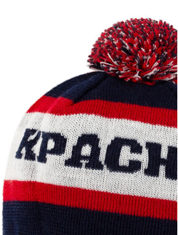 Шапка на заказ "Красные медведи"