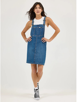 Платье-комбинезон Lee® Women's Loose Bib Denim Overall Dress