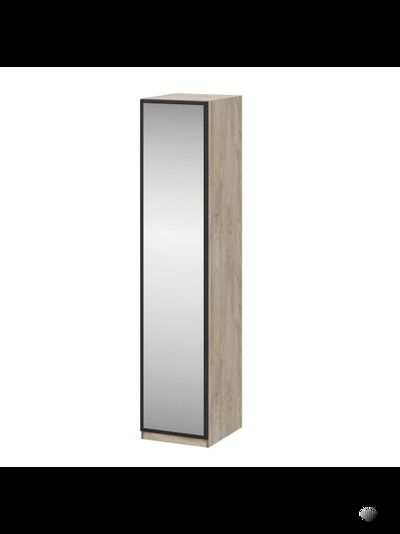 Этна шкаф Ш 57*50 Дуб эндгрей/Софт грей с зекралом