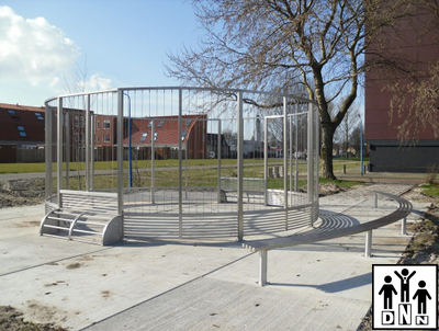 Ринг для панны высокий из нерж. стали