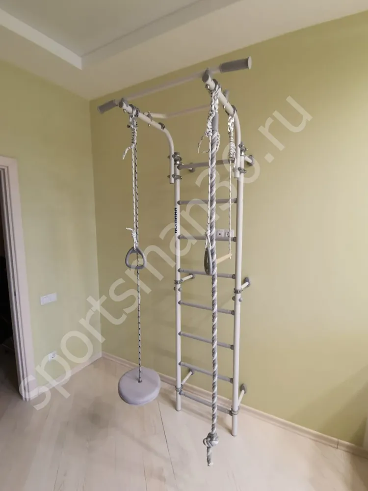 Шведская стенка ROMANA Next Pastel, лиана мягкая серая