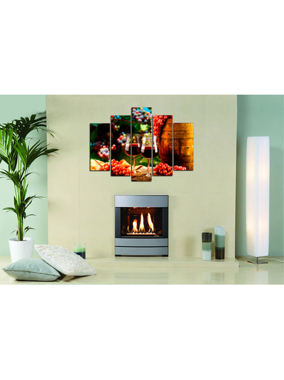 Модульная картина &quot;Вино и виноград&quot;