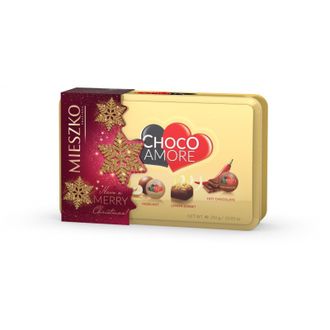 Набор конфет ассорти  MIESZKO CHOCO AMORE в жестяной банке 310г