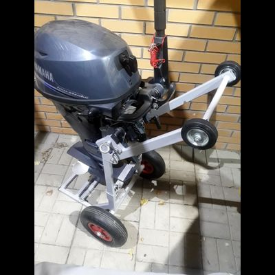 ТЕЛЕЖКА ДЛЯ ТЯЖЁЛОГО ЛОДОЧНОГО МОТОРА &quot;МИЧМАН - 3&quot;