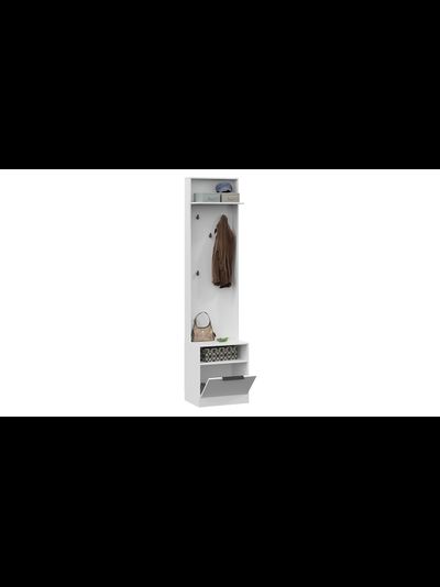 Прихожая АГАТА - Вешалка комбинированная Белый
