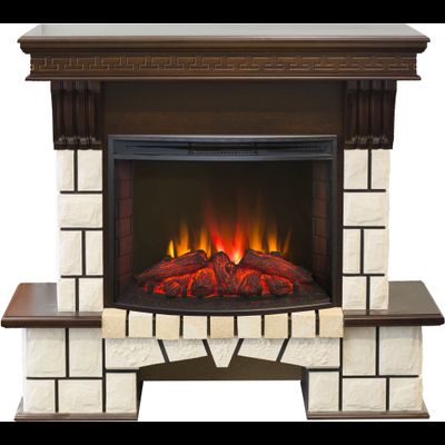 Электрокамин Stone AO с очагом Evrika 25.5 LED