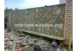 забор из натурального камня в Челябинске