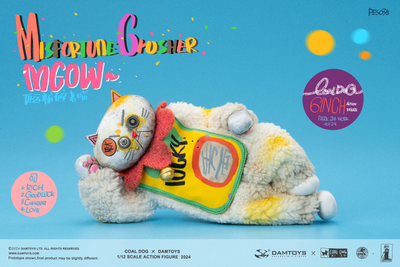 Сердитый котик - Коллекционная фигурка 1/12 SCALE Misfortune Crusher MEOW (pes039) - Coal Dog x DAMTOYS