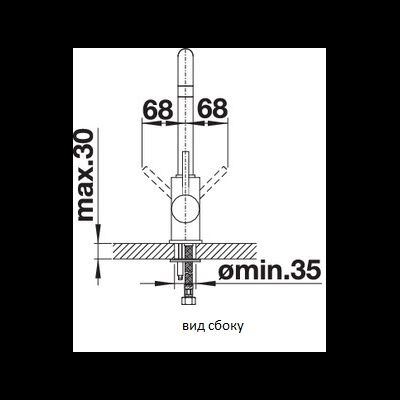 Смеситель Blanco MILI 525133