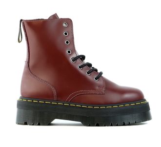 Ботинки Dr. Martens 1460 на толстой подошве бордовые в Нижневартовске