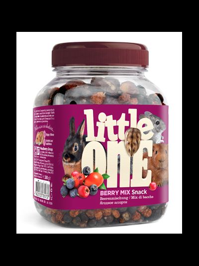 Little One для грызунов и кроликов Ягодное ассорти 200 г