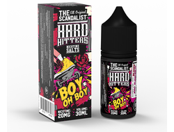 THE SCANDALIST HARDHITTERS SALT (20 MG) 30ml - BOY OH BOY (УЛЬТРАМАЛИНОВЫЙ БАБЛ ГАМ С КЛУБНИЧНОЙ НАЧИНКОЙ)