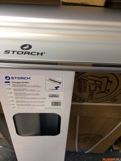 Шпатель 1250 мм STORCH со сменными лезвиями FLEXOGRIP ALUSTAR 125 см