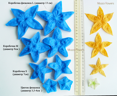 "Физалис " силиконовые молды (вайнеры)