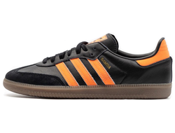 Кроссовки Adidas Samba Og черно-оранжевые