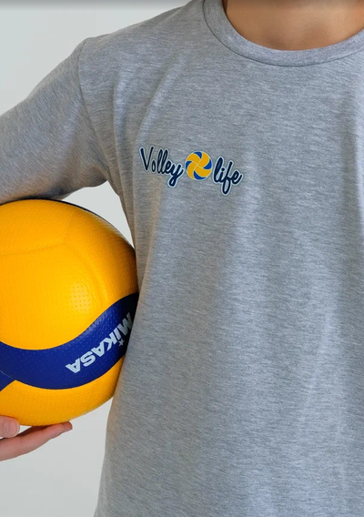 ФУТБОЛКА ТРЕНИРОВОЧНАЯ VOLLEYLIFE  детская (130-150 см) ЦВЕТ НА ВЫБОР