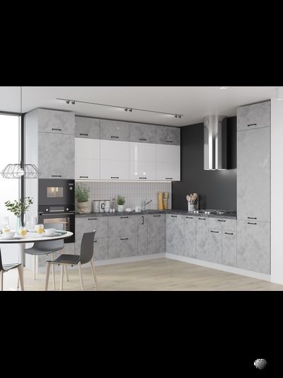 Кухня «Лофт» модульная кухня разные цвета