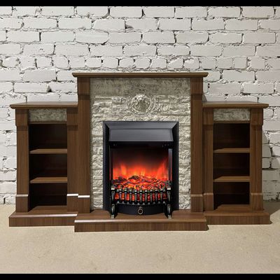 Электрокамин Гамбург NT M6 с очагом Fobos