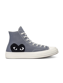 Converse play comme des garcons серые высокие 171847c купить