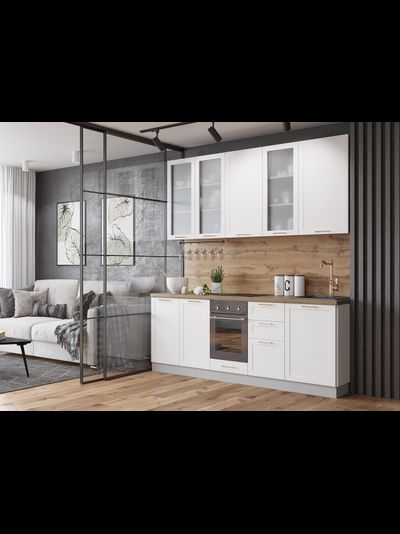 Кухня «Квадро» Оливково-зеленый  модульная кухня