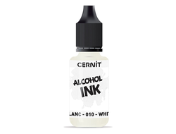 алкогольные чернила Cernit alcohol ink, цвет-white 010 (белый), объем-20 мл