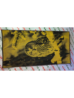 Полотенце махровое "Фото-сова", арт. 6с102.413ж1, 81*160