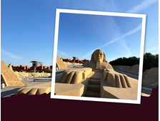 SANDSKULPTUREN MUSEUM SAND CITY IN HURGHADA