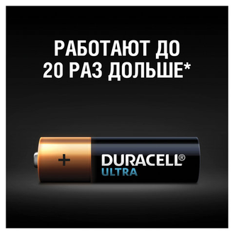 Батарейки КОМПЛЕКТ 12 шт., DURACELL Ultra Power, AA (LR06, 15А), алкалиновые, пальчиковые, блистер