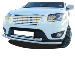 Защита переднего бампера d60/42 для Hyundai Santa Fe (2010-)