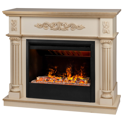 Электрический камин Silvia WT с очагом 3D Helios 26 SBG