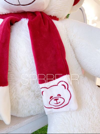 Плюшевый медведь 110 см бежевый Кевин