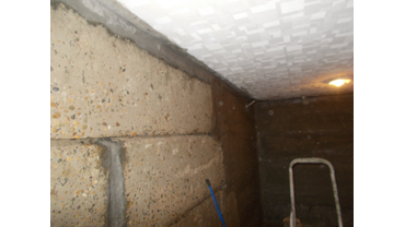 устройство гидроизоляции потолочного шва примыкания стена плита перекрытия