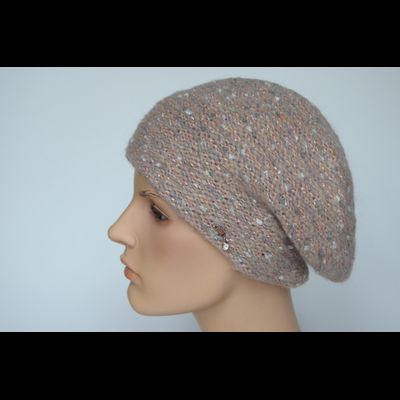 Берет Vizio 1024 розовый зима 2023 - 2024 Италия