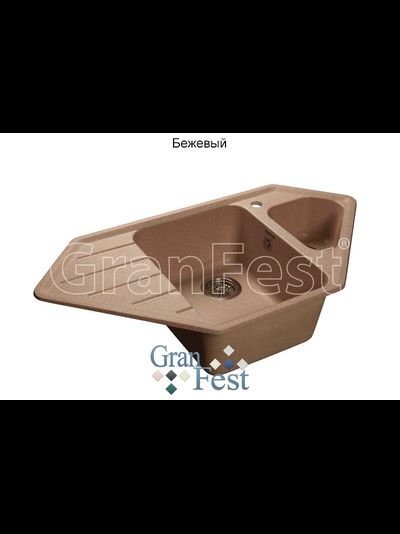 Керамическая мойка Granfest Гранфест CORNER GF-C950E 2 секционная мойка с отверстием под смеситель