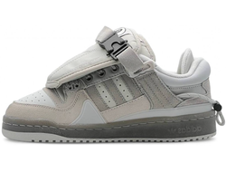 Кроссовки Adidas x Bad Bunny Forum Low Grey зимние