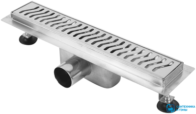 Трап для душевой  VIEIR с нерж. решеткой 500мм*70мм