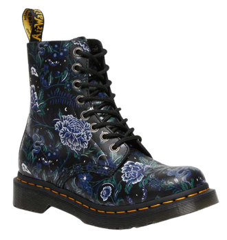 Dr Martens Pascal Mystic Floral Black Blue Backhand
