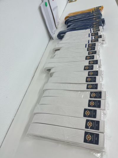 Пояс для каратэ с вышивкой Федерации IFK