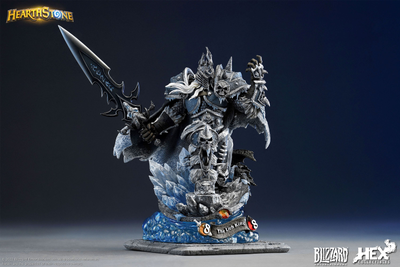 Король-Лич (серия Warcraft, HearthStone) - КОЛЛЕКЦИОННАЯ СТАТУЯ 1/10 The Lich King (HEXHS002) - HEX Collectibles x Blizzard