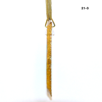 Бэйл-скоба №21-3: цвет золото - ф 0,8мм*9*5мм