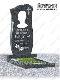 Вертикальный памятник ДГ-10 пироксенит