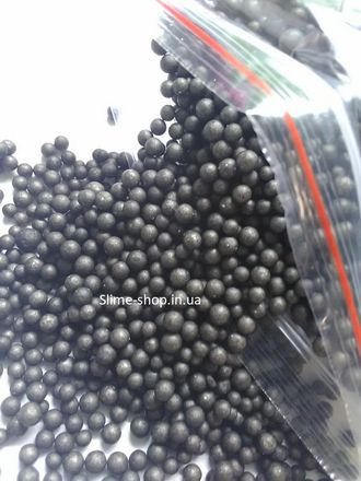 Изображение - Пенопластовые шарики для слайма маленькие черные - slime-shop.in.ua