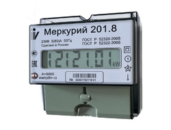 Счетчик Меркурий 201.8 однофазный однотарифный