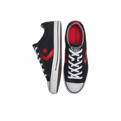 настоящие Кеды Converse One Star черного цвета168845C с красной звездой