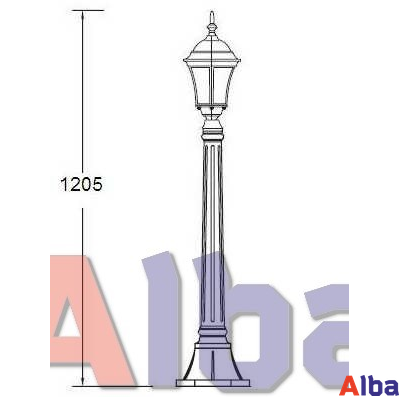 Парковый светильник Astoria 1s GB 307