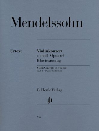 Mendelssohn-Bartholdy. Konzert e-moll op.64 für Violine und Orchester: für Violine und Klavier