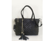 (АРТИКУЛ: 10073/5) СУМКА ЖЕНСКАЯ, СРЕДНЕГО РАЗМЕРА, НАТУРАЛЬНАЯ КОЖА, ЧЕРНАЯ, С ПЛЕЧЕВЫМ РЕМНЕМ